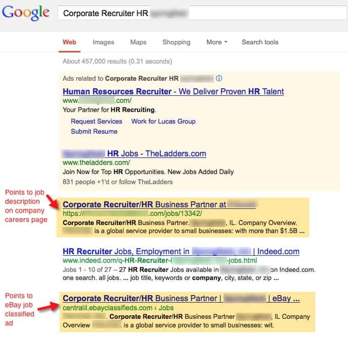  Company Overview Section - Google SERPs