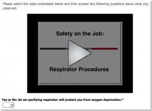 Embed Safety Video on Applications