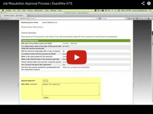 Job Requisition Approval | ExactHire Video