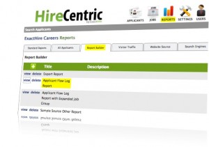 Applicant Flow Log HR Reporting | ExactHire