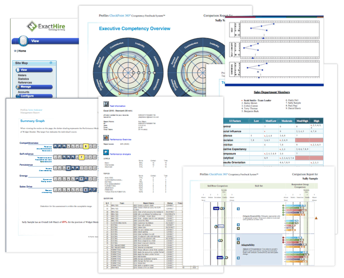 ExactHire employee assessment software tools