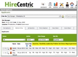 HireCentric ATS Embedded Assessments | ExactHire