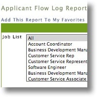 Affirmative Action Applicant Flow Log