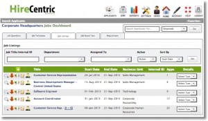 HireCentric ATS job posting software