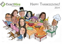 ExactHire Thanksgiving Card 2014