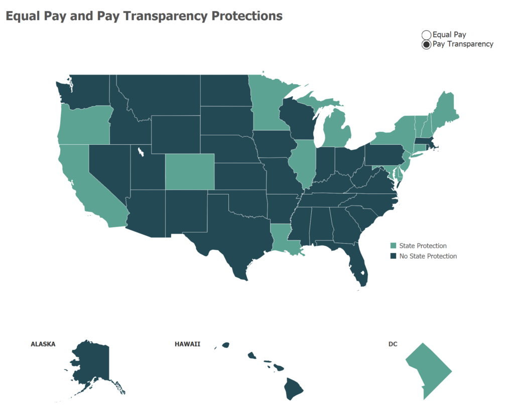 Equal Pay and Pay Transparency Protections by State
