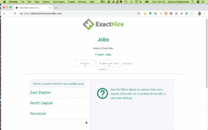 Applicant Job Listing Reapply | ExactHire