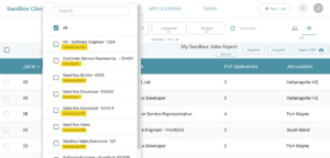 Job Filter Location Labels | ExactHire