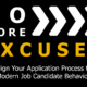 Webinar | No More Excuses | Job Application Process