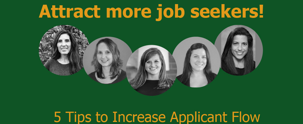 5 tips to increase applicant flow