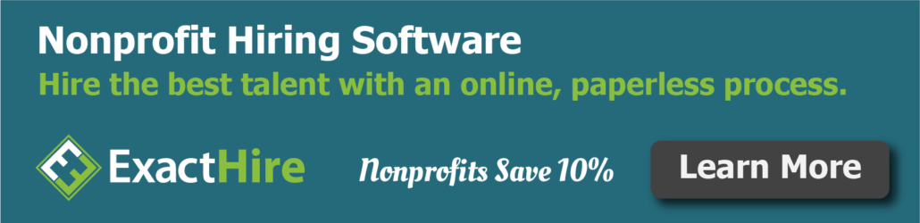 Nonprofit hiring software discount